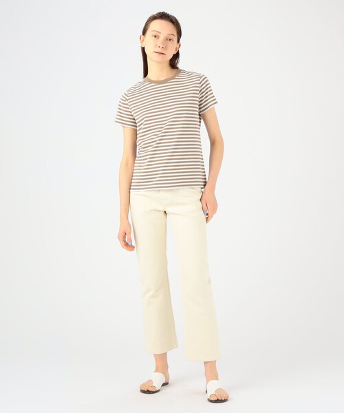 「TOMORROWLAND」 「MACPHEE」半袖Tシャツ S ライトベージュ レディース_画像2