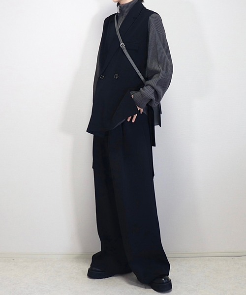 「Loose/ルース」 長袖ニット X-SMALL ライトグレー メンズ_画像5