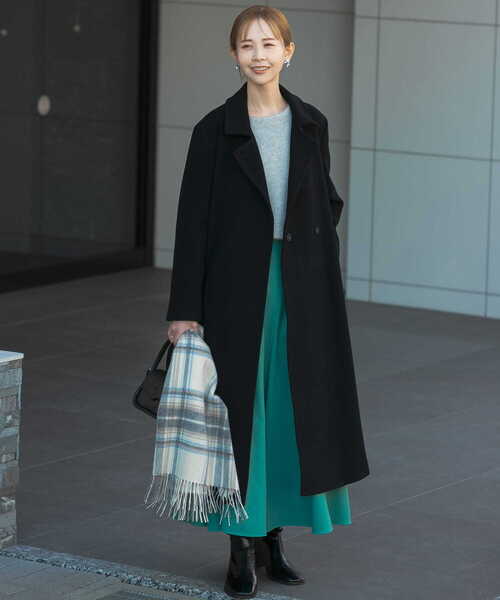 「URBAN RESEARCH ROSSO」 チェスターコート 36 ブラック レディース_画像3