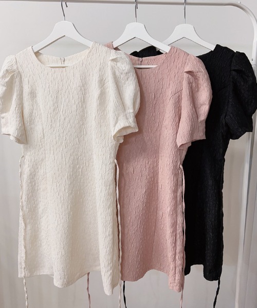 「FREE STYLISTS」 半袖ワンピース FREE ホワイト レディース_画像2