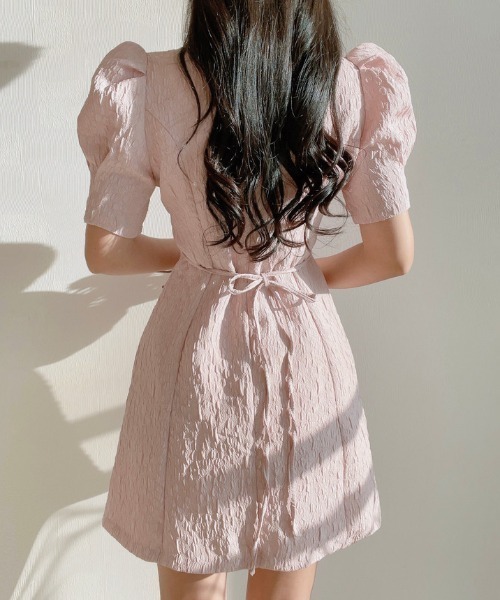 「FREE STYLISTS」 半袖ワンピース FREE ホワイト レディース_画像3