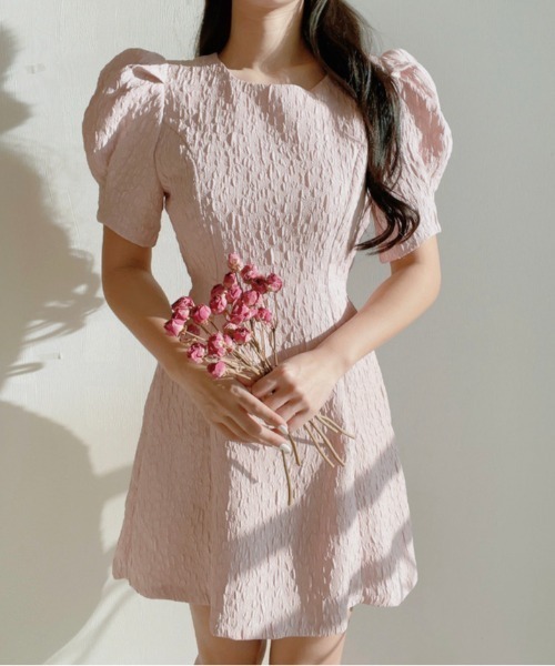 「FREE STYLISTS」 半袖ワンピース FREE ホワイト レディース_画像4