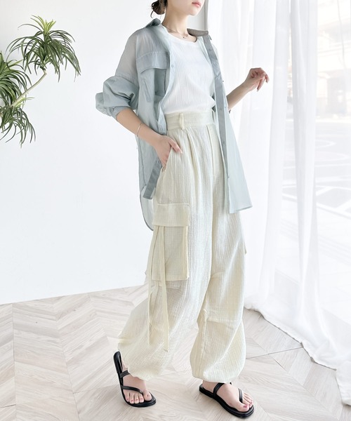 「Java」 カーゴパンツ SMALL モカ レディース_画像8