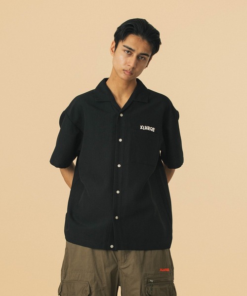 「XLARGE」 半袖シャツ X-LARGE ブラック メンズの画像