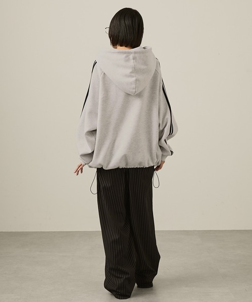 Snap club プルオーバーパーカー M グレー レディース : ZOZOTOWN