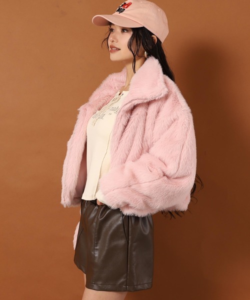 ANAP（アナップ） ブルゾン アウター ハイネック フェイク ファー