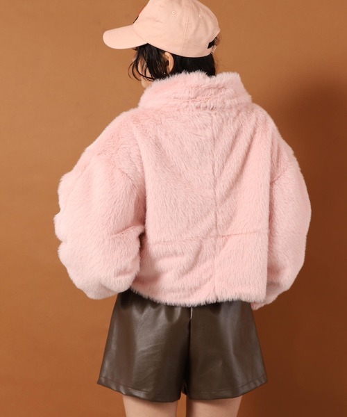 ANAP（アナップ） ブルゾン アウター ハイネック フェイク ファー
