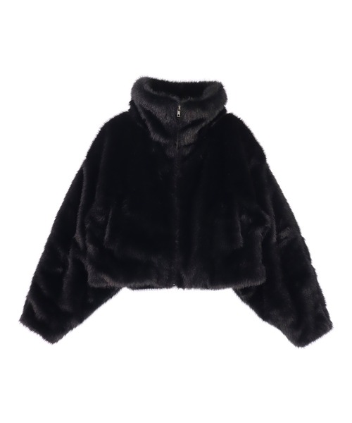 ANAP（アナップ） ブルゾン アウター ハイネック フェイク ファー