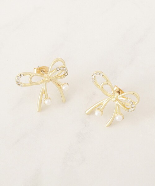 リボン型ピアス Couture Brooch（クチュール ブローチ） ピアス リボンモチーフピアス