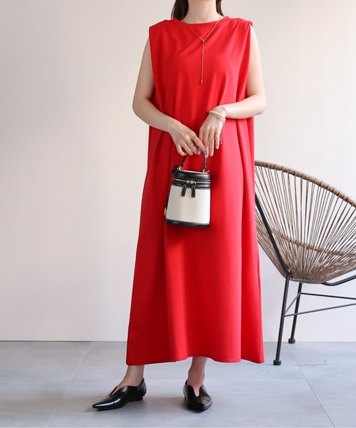 「sakishimatokyo」 ノースリーブワンピース FREE オフホワイト レディース_画像2