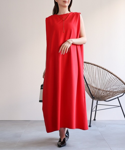 「sakishimatokyo」 ノースリーブワンピース FREE オフホワイト レディース_画像3