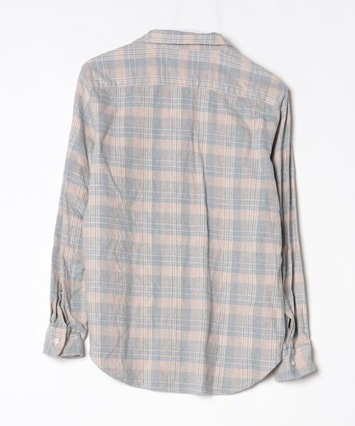 「Frank&Eileen」 チェック柄長袖ネルシャツ X-SMALL ブルー メンズ_画像2