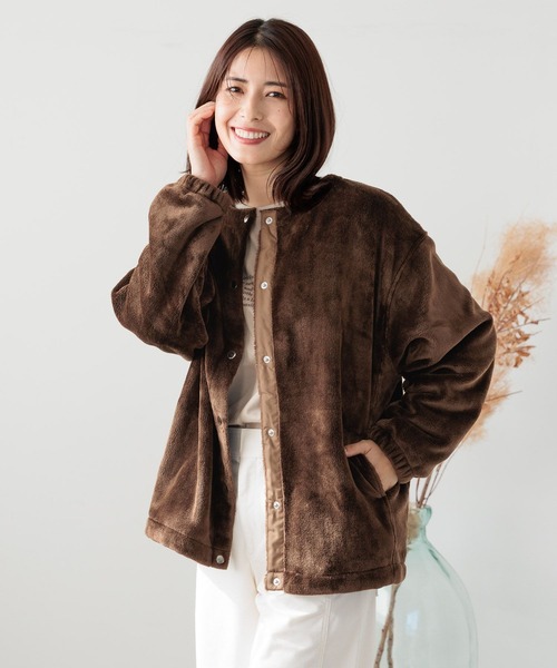 FOUND GOOD（ファウンドグッド） ブルゾン アウター ノーカラーファー