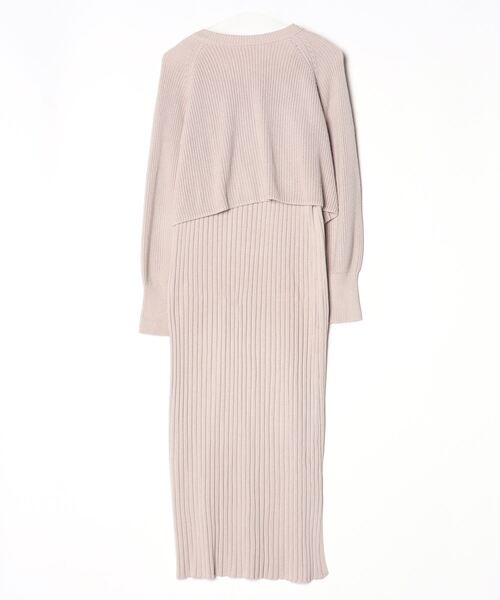 「NANO universe」 ニットアンサンブル 36 グレー系その他4 レディース_画像2