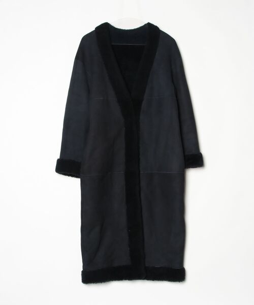 GRACE CONTINENTAL（グレースコンチネンタル） コート 36 ネイビー