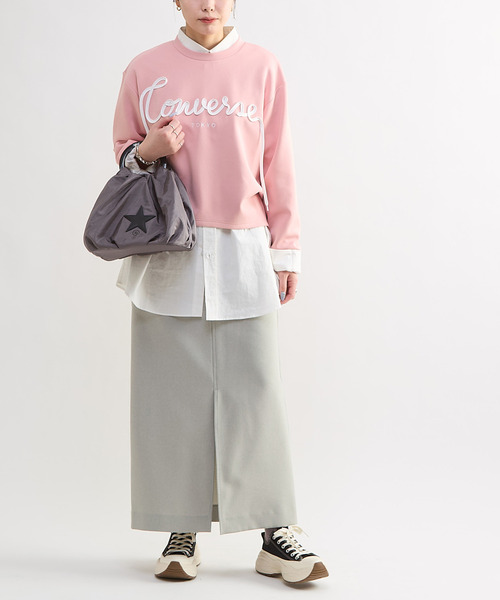 CONVERSE TOKYO トレーナー スウェット SPINDLE LOGO TUCK SWEAT