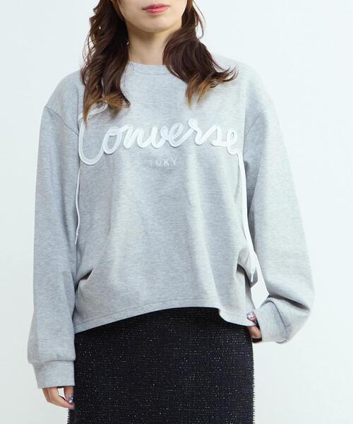 CONVERSE TOKYO トレーナー スウェット SPINDLE LOGO TUCK SWEAT 