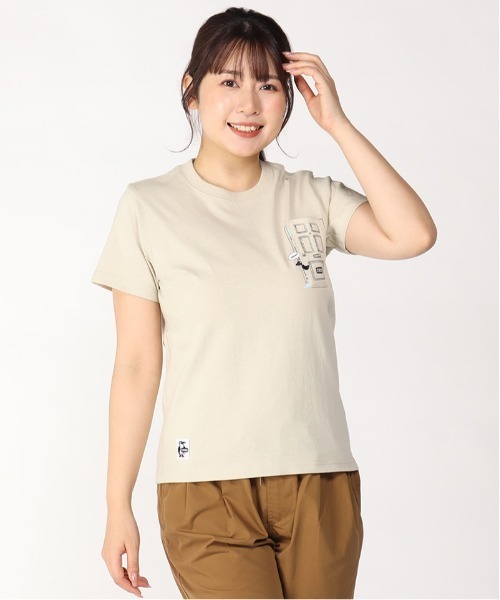 「CHUMS」 半袖Tシャツ X-LARGE グレー メンズ_画像2