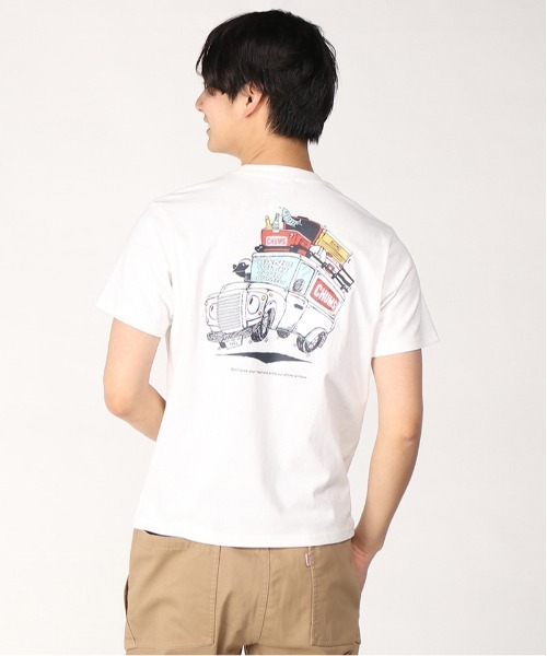「CHUMS」 半袖Tシャツ X-LARGE グレー メンズ_画像7