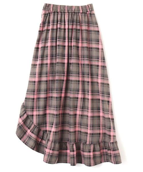 atmos girls スカート atmos pink Asymmetry Check Skirt / アトモス