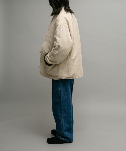 「ARMY TWILL」 ジャケット LARGE アイボリー メンズ_画像9