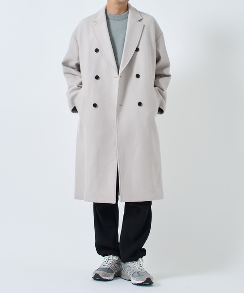 STUDIOUS（ステュディオス） チェスターコート 1 ブラック メンズ