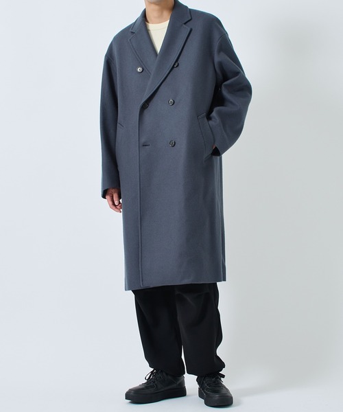 STUDIOUS（ステュディオス） チェスターコート 1 ブラック メンズ