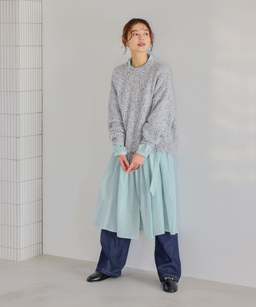 studio CLIP（スタディオクリップ） ニット セーター 3ゲージカラーMIX