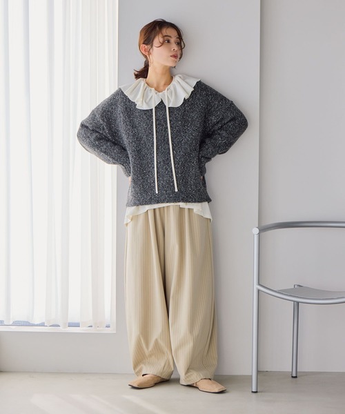 studio CLIP（スタディオクリップ） ニット セーター 3ゲージカラーMIX