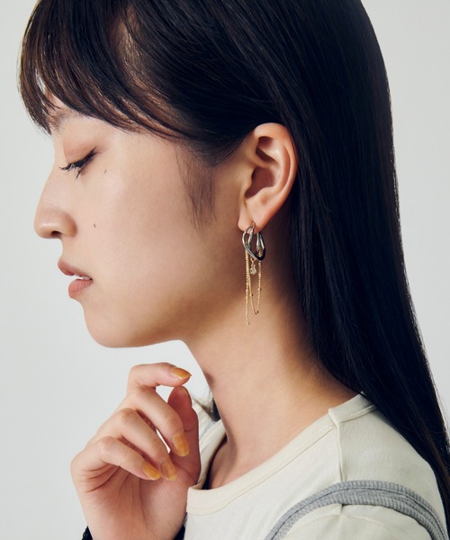 「GOLDY」 ピアス（両耳用） FREE ゴールド レディース_画像7