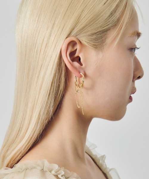 「GOLDY」 ピアス（両耳用） FREE ゴールド レディース_画像8