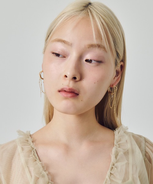 「GOLDY」 ピアス（両耳用） FREE ゴールド レディース_画像9