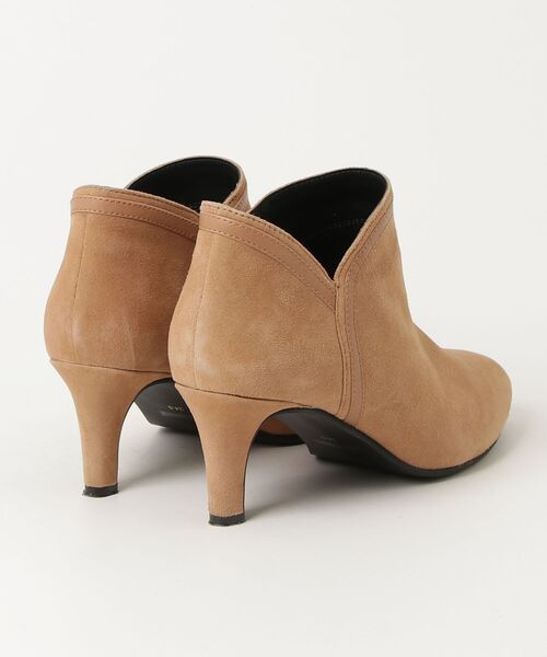 「coca（ANDEX shoes product）」 ショートブーツ 24.5cm キャメル レディースの画像2