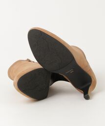 「coca（ANDEX shoes product）」 ショートブーツ 24.5cm キャメル レディースの画像3