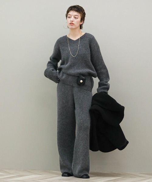 The rejoice ニット セーター Vネックニット レディース : ZOZOTOWN