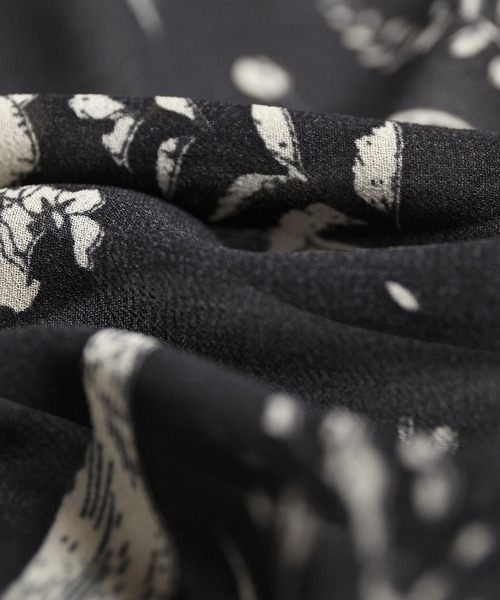 「DRESS PLUS」 半袖ワンピース M ダークグリーン レディース_画像4