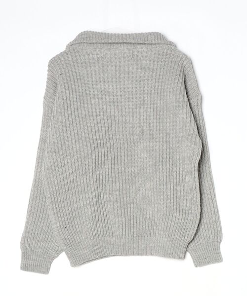 「Oldderby Knitwear」 長袖ニット S グレー レディース_画像2