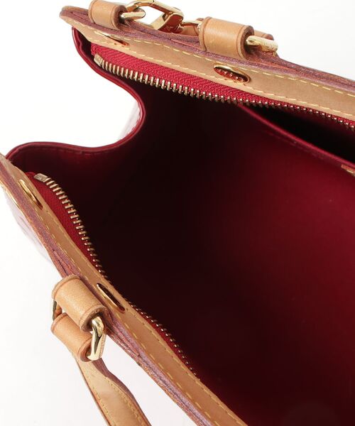 「LOUIS VUITTON」 モノグラム ヴェルニ ブレアPM 2WAYバッグ - レッド レディース_画像4