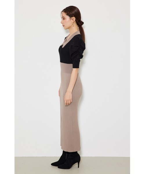 「rienda」 ニットワンピース FREE ブラック レディース_画像5