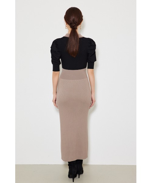 「rienda」 ニットワンピース FREE ブラック レディース_画像6