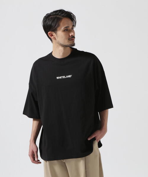 「WHITELAND」 半袖Tシャツ M ブラック メンズ_画像3