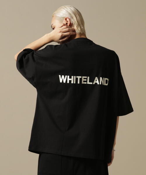 「WHITELAND」 半袖Tシャツ M ブラック メンズ_画像8