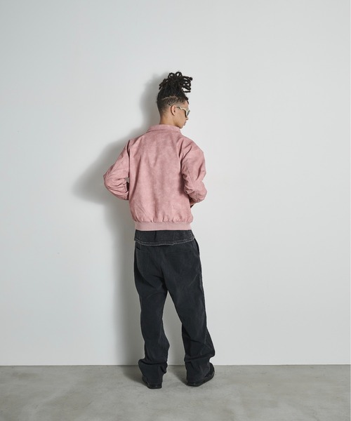 BLANK HOTEL 革ジャン ライダース Faux Leather Flight Jacket