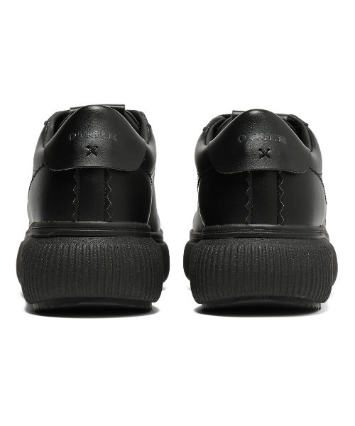 「OTIGER」 ローカットスニーカー 26 ブラック レディース_画像2