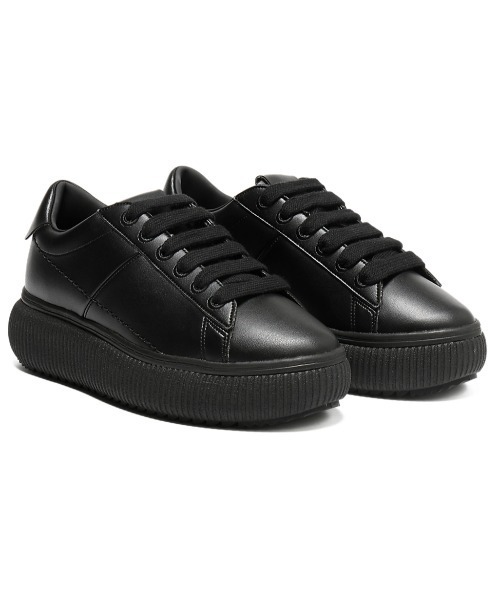 「OTIGER」 ローカットスニーカー 26 ブラック レディース_画像5