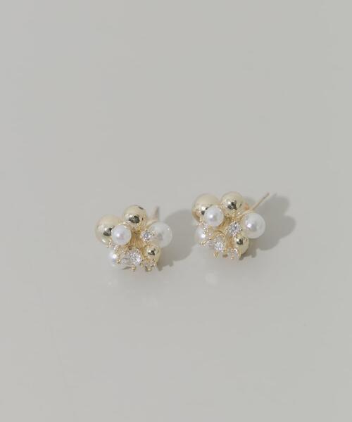 SMELLY（スメリー） ピアス パールビジューピアス レディース