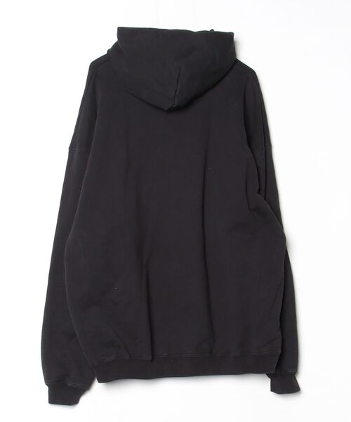 「BALENCIAGA」 ワンポイントプルオーバーパーカー XX-SMALL ブラック メンズの画像