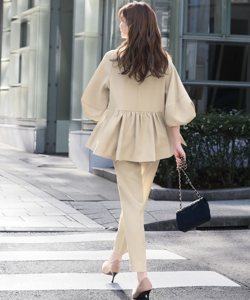 「Flolia」 セットアップ 2L ブラック レディース_画像9