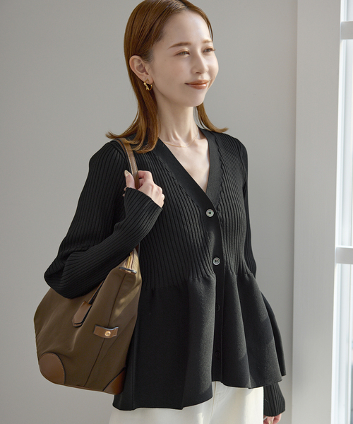 SLOBE IENA（スローブイエナ） カーディガン 「WEB限定/追加」Vネック