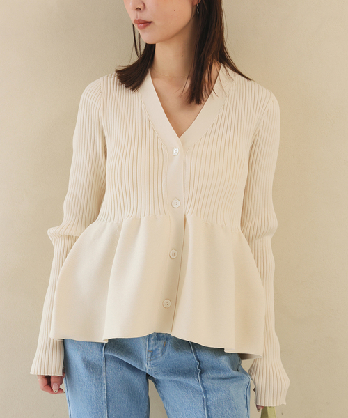 SLOBE IENA（スローブイエナ） カーディガン 「WEB限定/追加」Vネック